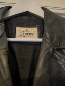 CAMPUS BY MARC O’POLO Lederjacke Damen Gr. DE 38 Schwarz Casual-Look - Bild 1 von 3