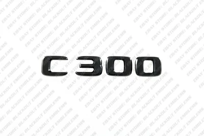 Carta maletero emblemas negro brillante para Mercedes-Benz C300 W202 W203 W204 W205 W206 Foto 1 de 4