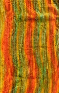 Antique / Vintage 3 Yards Multi Color Rayon Crushed Velvet 44.5 Wide - Picture 1 of 6