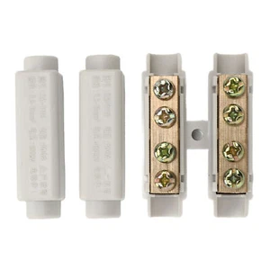 4x Splice Terminal Block 1000V 100A 2.5‑16mm² 2 In 2 Out High Power ZK 1116 Hot - Picture 1 of 24