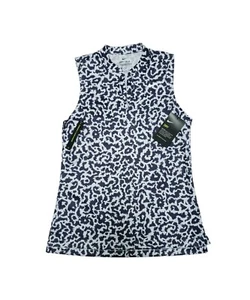 Polo Nike donna senza maniche Dri-Fit Golf Victory nero grigio bianco BV0225-015 XS - Foto 1 di 4