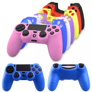 Custodia protettiva in silicone antiscivolo controller PS4 per Playstation 4 - Foto 1 di 33