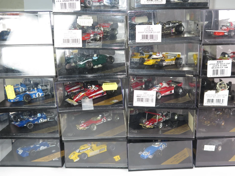 QUARTZO 1/43 Die Cast F1 Formula Uno Auto Da Gran Premio Selezione Anni '60/'70 - Immagine 1 di 4