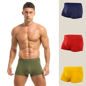 Calzoncillos boxer cortos clásicos cómodos de algodón para hombre calzoncillos boxer ropa interior para hombre - Imagen 1 de 25