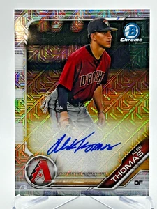 2019 Bowman Chrome Mojo Refractor Alek Thomas Auto - Picture 1 of 2