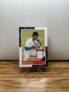 2022 Donruss #R88M-JC Jazz Chisholm Retro 1988 Materials Near Mint - Picture 1 of 2