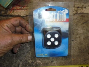 Hurst Shifter Ball Black Dice Camaro Firebird Nova Trans Am GTO VETTE RAT ROD - Picture 1 of 2