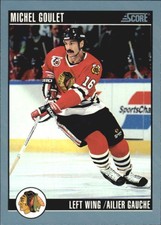 1992-93 Score Canadian Hockey Card #222 Michel Goulet