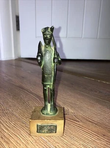 Vintage Italian Arciere A Riposo Warrior Statue Sculpture Bronze - Picture 1 of 7