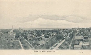 GENF NY - Genfer Vogelperspektive - UDB (vor 1908) - Bild 1 von 2