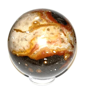Sfera di cristallo diaspro marino, diametro 4" 2,5# 1,138Kg (cristallo guarigione) venditore USA - Foto 1 di 5