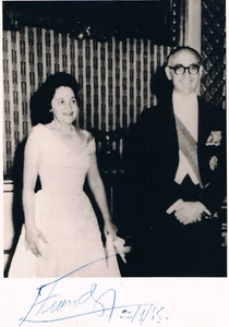 Argentina President Arturo Frondizi 1908-95 autograph signed photo 4"x6" - Picture 1 of 1