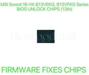 MSI Sword 16 HX B13VEKG, B13VFKG Series, ADMIN NO PASSWORD FIRMWARE BIOS CHIP - Bild 1 von 1