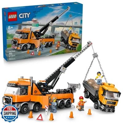 LEGO City Heavy-Duty Recovery Tow Truck with Crane Building Toy - Dump and To - Image 1 of 4