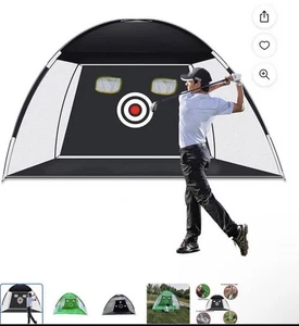 Reti da Golf per Guida in Cortile Palline da Golf Reali, Rete Allenamento Pratica Golf - Foto 1 di 5