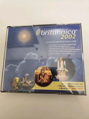 CD, Britannica 2002, Windows Version. Deluxe Edition, 42 Volumn Set. Brand New. - Image 1 of 3