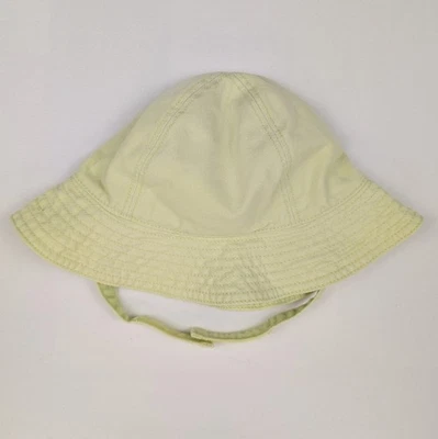 Gymboree Baby Sun Hat 6-18M - Gorra de ala de algodón verde claro con correa para la barbilla Foto 1 de 4