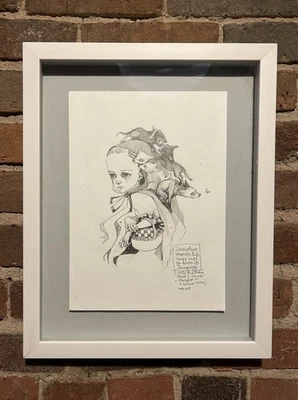 HERAKUT • Оригинальный карандаш рисунок • Однажды в сказке, 2014 - Изображение 1 из 4