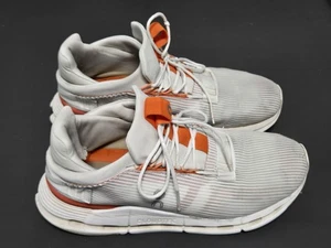 On Cloudnova Shoes Womens Size 10 White Flame Void Orange CloudTec Running - Picture 1 of 24