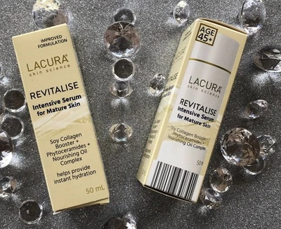 Lacura Revitalise Intensive Serum Soy Collagen Booster Hydration 50ml Age 45+ - image 1 of 4
