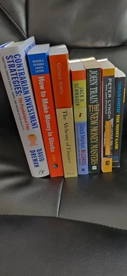 Lot of  7Investing Books on Stocks Trading Markets Personal Finance Money USED Foto 1 de 4