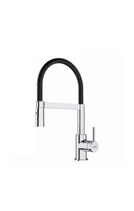 Franke Lina Semi-Pro Chrome-plated KitchenSide lever pull out Tap - Picture 1 of 2