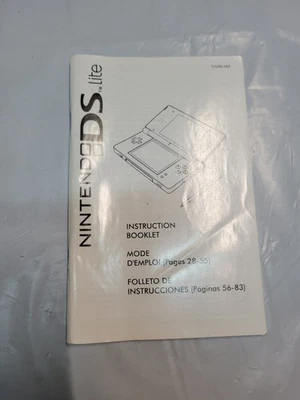 sistema nintendo ds lite manual C/USG-USZ Foto 1 de 2