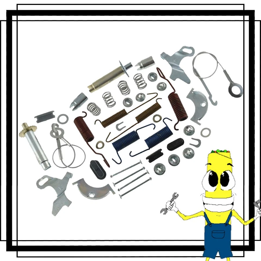 Kit completo de herrajes de tambor de freno trasero para Ford Country Squire 1965-1970 Foto 1 de 1