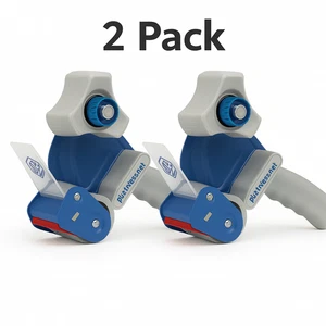 2- pack 2" Industrial Side Loader Tape Dispenser – Heavy Duty Packing Gun Tool - Picture 1 of 5