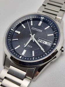 【Citizen】Citizen Exceed Radio Solar Titanium H100 - Picture 1 of 11