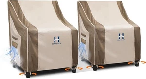 Patio Chair Covers 2 Pack Outdoor Chair Covers Waterproof Fits up to 29W x 30D - Picture 1 of 7
