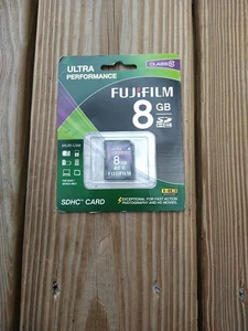 Fujifllm 8 GB SD HC Memory Cart Ultra Perfomance NIP - Picture 1 of 2