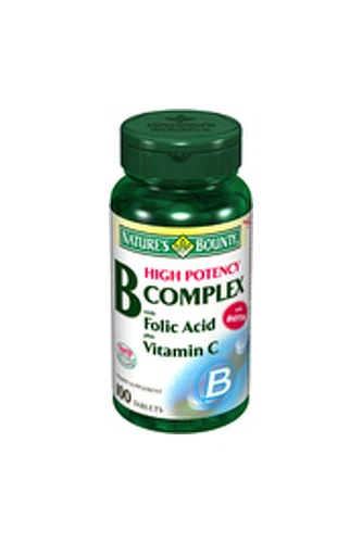 Nature's Bounty B-Complex with Folic Acid Plus Vitamin C