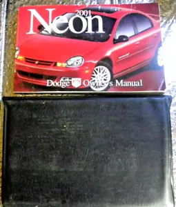 2001 Dodge Neon Operators User Owner Factory Manual with Case FREE SHIPPING - Picture 1 of 3