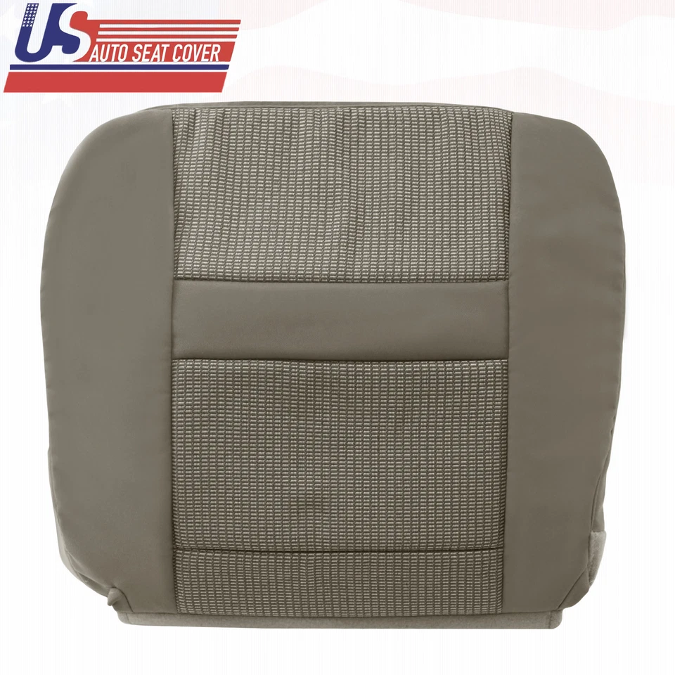 Cubierta de asiento inferior de tela para Dodge Ram 2500 3500 2008 para conductor con solapa bronceado medio Foto 1 de 4