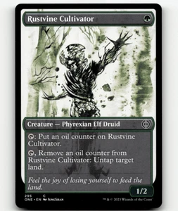 MTG Rustvine Cultivator (Showcase) 295 Regular Phyrexia: All Will Be Common - Picture 1 of 1