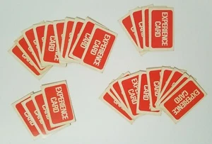 28 Experience Cards for 1971 Parker Brothers Bros CAREERS vintage board game - Picture 1 of 5