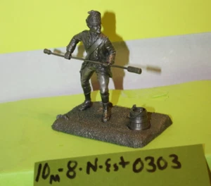 1977 Franklin Mint Artilleryman Rhode Island Fine Pewter Sculpture Figurine - Bild 1 von 5