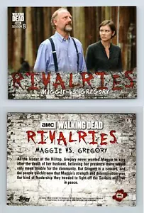 Maggie Vs Gregory #R-7 The Walking Dead Season 8 Pt 1 Topps Rivalries Card - Picture 1 of 1