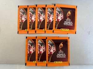 Panini Women’s Euro 2017 - 8 Sealed Stickers Packets - Picture 1 of 2