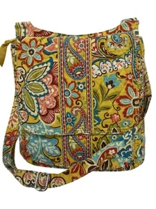VERA BRADLEY PROVENCAL HIPSTER LARGE YELLOW BLUE FLORAL CROSSBODY SH (EPJ029602) - Bild 1 von 9