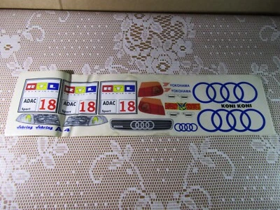 719X Vintage Board Decal for Audi Quattro #18 ADAC 32.5 8.5 CM - Image 1 of 4