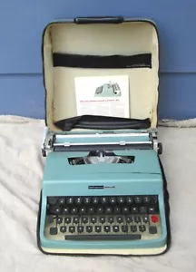Máquina de escribir portátil manual Olivetti Underwood Lettera 32 vintage con estuche España - Imagen 1 de 20