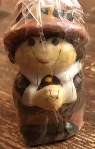 Vergissmeinnicht amerikanische Grüße Pilgerjunge Erntedankkerze 2 3/4 Zoll - Bild 1 von 7