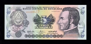 F.C. HONDURAS , 5 LEMPIRAS 2004 , S/C (UNC) , P.85d . - Imagen 1 de 2