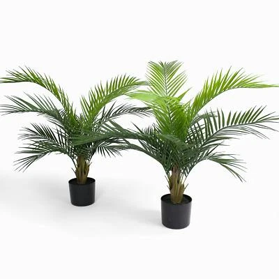 Small Artificial Palm Tree - Outdoor Indoor Use - Image 1 of 4