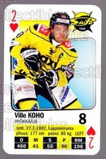 2011-12 Finnish SM LIIGA Playing Card #2 Ville Koho