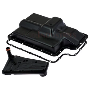 1989-05 E4OD-4R100 Transmission Oil Pan Service Kit Deep Style with Drainplug - Picture 1 of 7