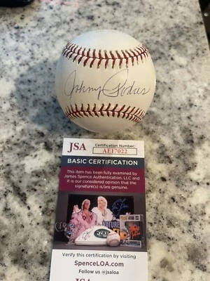 JOHNNY PODRES SIGNED AUTOGRAPHED BALL BASEBALL JSA COA ABSOLUTE MEM DODGERS - Image 1 of 4