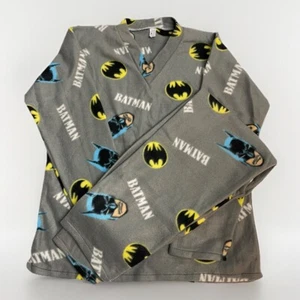 DC Batman Youth Large Fleece Sleep Pajama Top and Bottoms - Picture 1 of 6